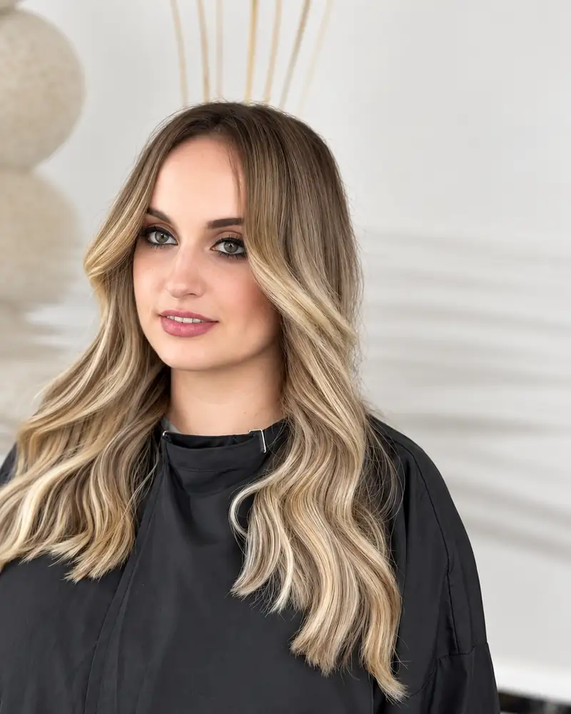 Balayage suave con efecto degradado
